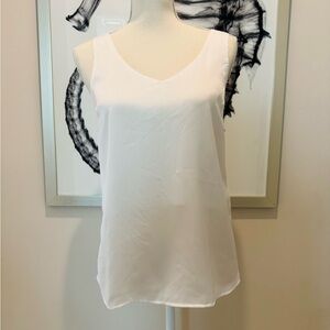 White Sleeveless Women's Top